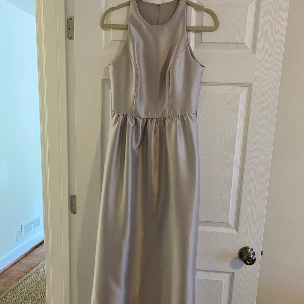Alfred Sung Oyster Bridesmaid Dress